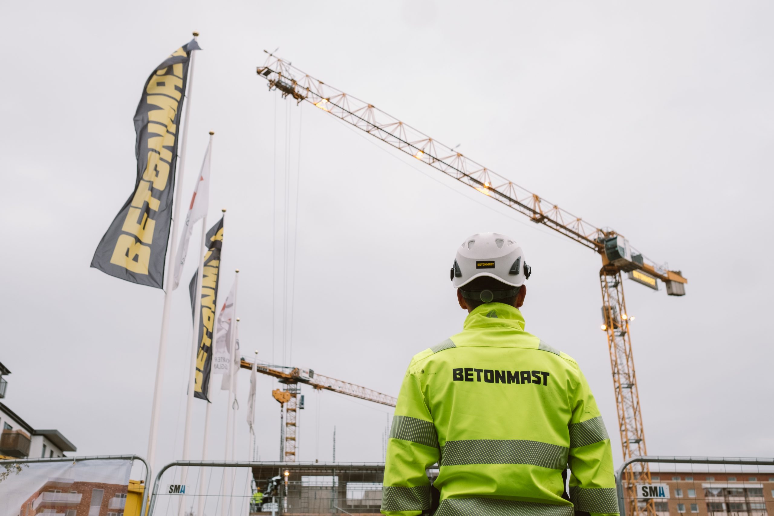 Betonmast bygger lägenheter åt Burlövs Bostäder i Arlöv.